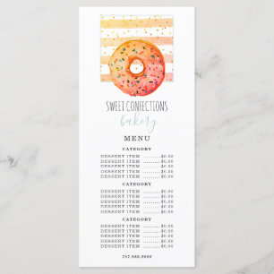 Menu Boulangerie Boulangerie Pâtisserie Chef Tarifs
