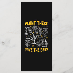 Menu Cadeau d'apiculteur Plantez ceux‑ci pour sauver