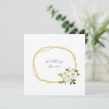 Cadre Floral Rose Blanche Luxueux