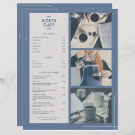 Menu café