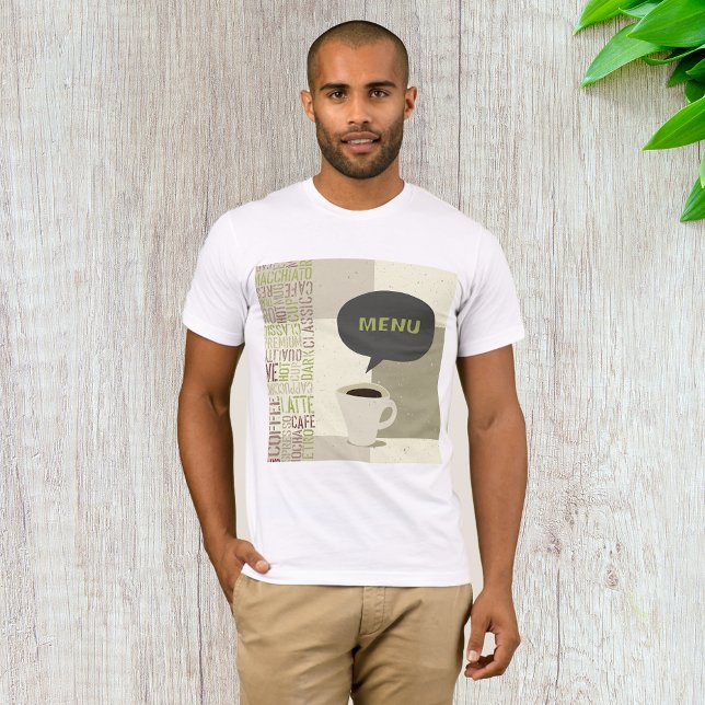 Menu Café Mens T-Shirt (Créateur téléchargé)