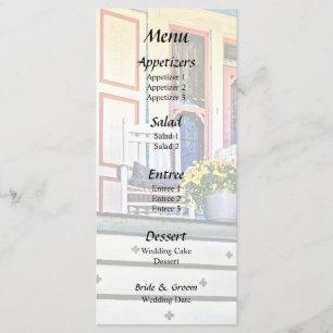 Menu Cape May NJ - Fauteuil roulant blanc sur le porche