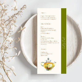 Menu CHARMANT Chamomile Tea Party