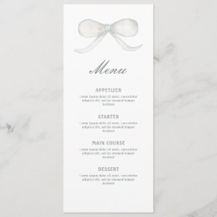 Menu Classique Arc Blanc