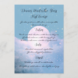 Menu Collection de mariage atmosphérique Moonlight Shim
