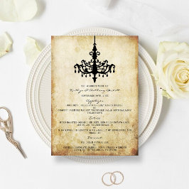 Menu Collection Mariage de lustres Vintages