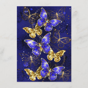 Menu Composition avec papillons Sapphire
