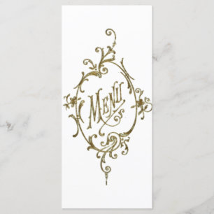 Menu Conception Victorienne