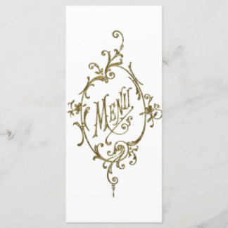 Menu Conception Victorienne