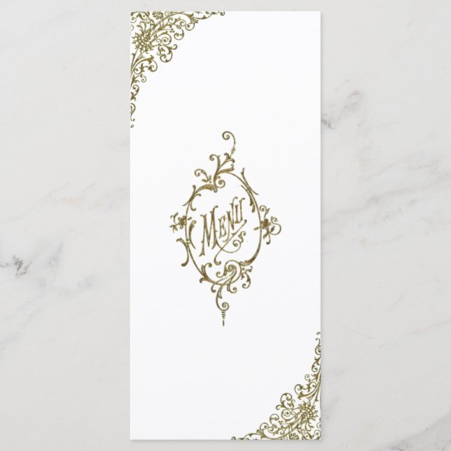 Menu Conception Victorienne (Devant)