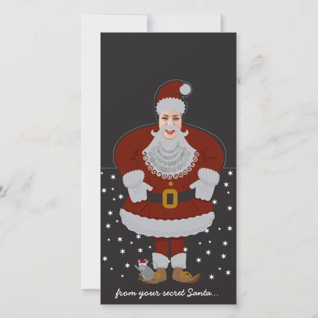 Menu contextuel personnalisé père Noël do-it-yours (Devant)