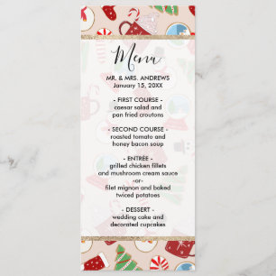 Menu Cookie Illustration Pattern