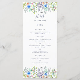 Menu Cornflower verdure rustique Mariage Petit déjeuner
