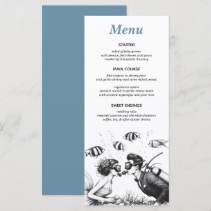 Menu Couple Scuba