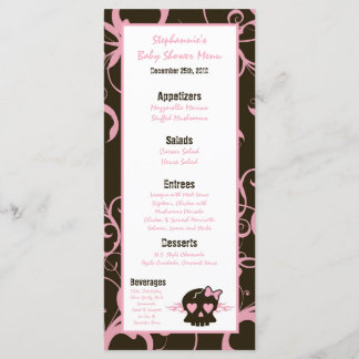 Menu Crâne Girly Flam de punk rock de rose de fille de