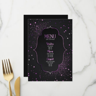Menu Créez vos propres étoiles encadrées personnalisées