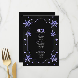 Menu Créez vos propres flocons de neige Art Déco person