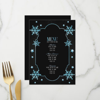 Menu Créez vos propres flocons de neige Art Déco person