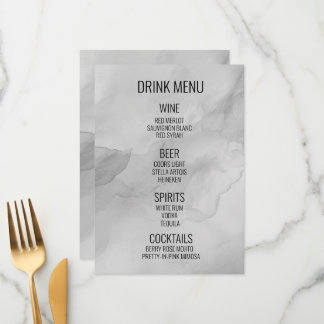 Menu Créez votre propre boisson - Boisson Arrière - pla