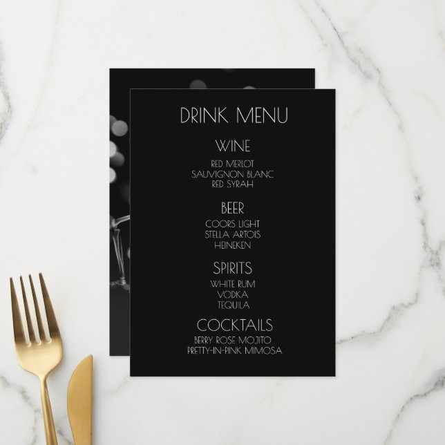 Menu Créez votre propre - Danser X-Ray Skeleton Drink (Devant/Arrière en situation)
