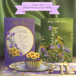 Menu Crème Spring Garden Collection