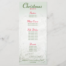 Crescent Moon Frozen Fleurs sauvages Dîner de Noël