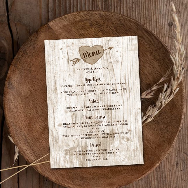 Menu de la collection de Mariages d'arbre cardiaqu (Créateur téléchargé)