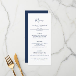 Menu de la répétition de la Marine blanche noeud n