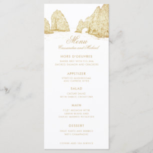 Menu de l'Arche d'El Arco Cabo San Lucas
