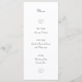 Menu de mariage