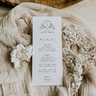 Menu de mariage BRUNSWICK CREST