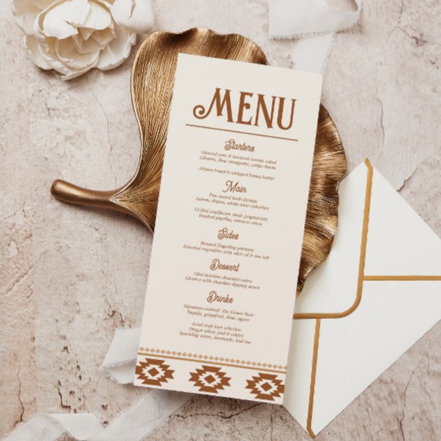 Menu de mariage occidental moderne (Créateur téléchargé)