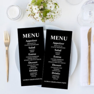 Menu de nourriture minimaliste simple pâle pâté de