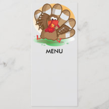 Menu de thanksgiving