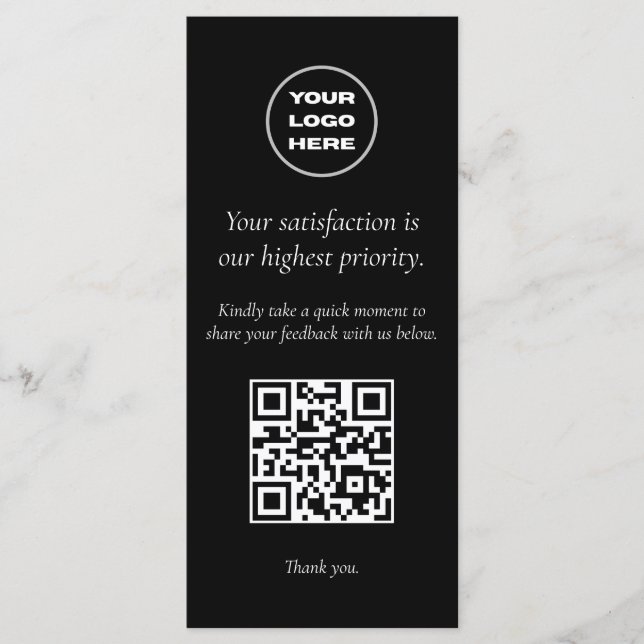Menu Dépliant Code QR pour les livres de serveur avec c (Devant)
