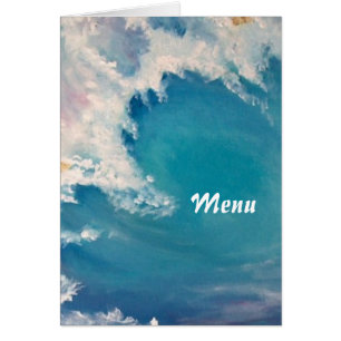 Menu des vagues de rupture