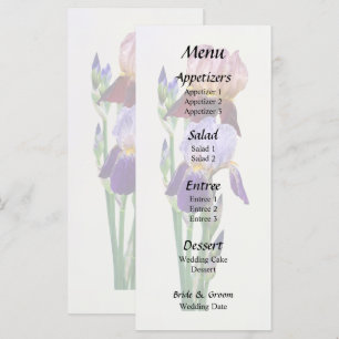 Menu Deux Iris Barbus Un Marron Un Pourpre