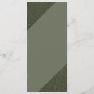 Menü "Diagonal Moss Green Custom" Menükarte
