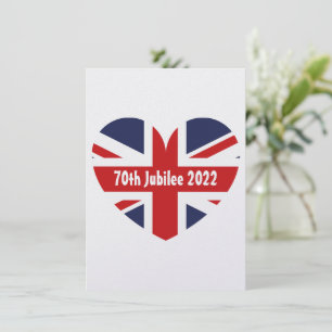 Menu Drapeau britannique du 70e jubilé 2022