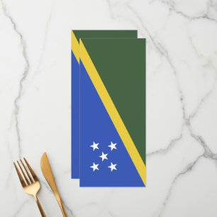 Menu Drapeau des Îles Salomon