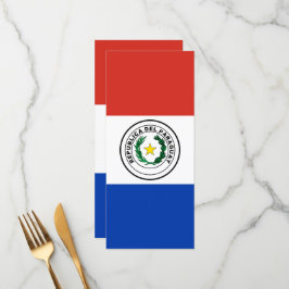 Menu Drapeau du Paraguay