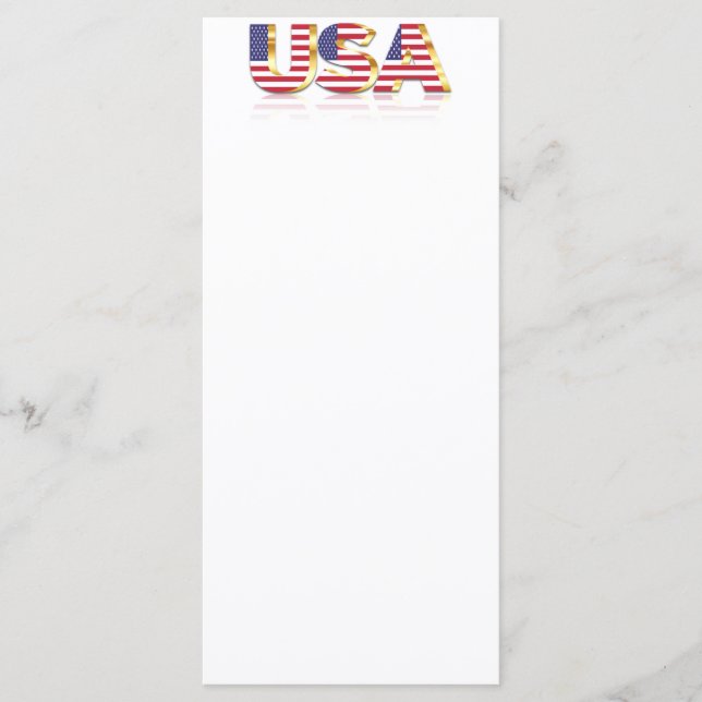 Menu Drapeau USA (Devant)