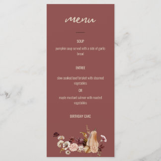 Menu du dîner pour les fêtes, Golden Harvest