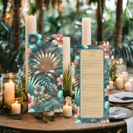 Menu Élégance tropicale