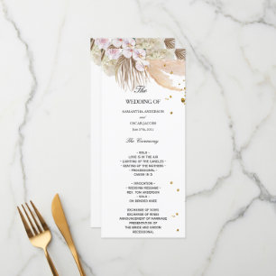 Menu Elégant cadre de beauté des orchidées florales et 