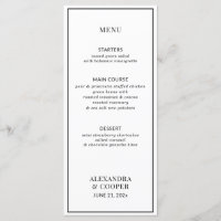 Élégant noir et blanc