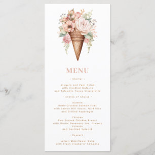 Menu Elle a été ramassée dans la Fête des mariées de gl