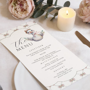 Menu Fête de Naissance Bébé Arc-en-Ciel Prépa Silly Goo