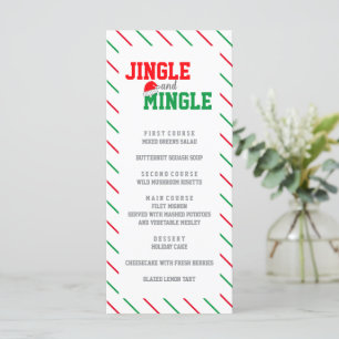 Menu Fête de Noël Jingle et Mingle