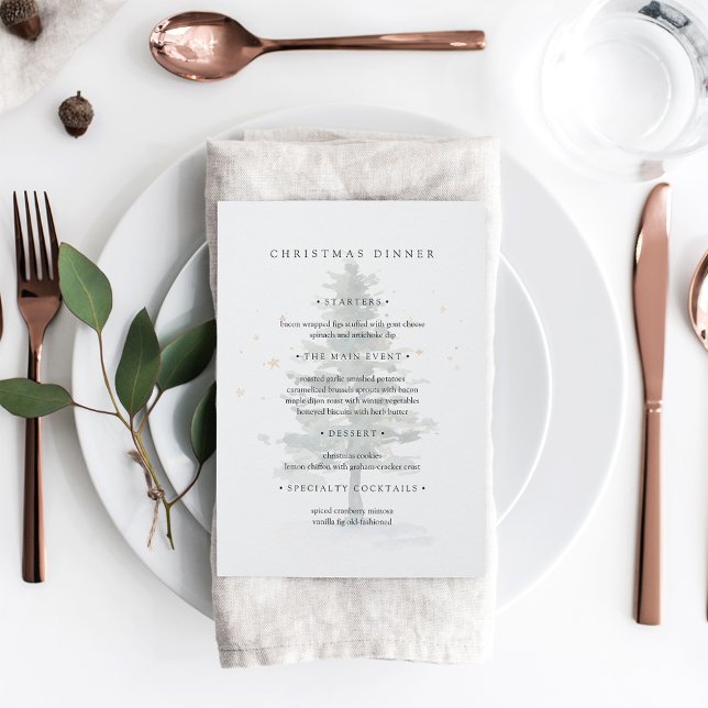 Menu Fête de Noël Splendor hiver (Créateur téléchargé)